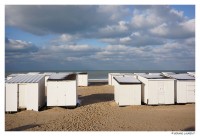 Calais - la plage et ses cabines