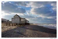 Calais - la plage et ses cabines