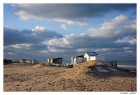 Calais - la plage et ses cabines