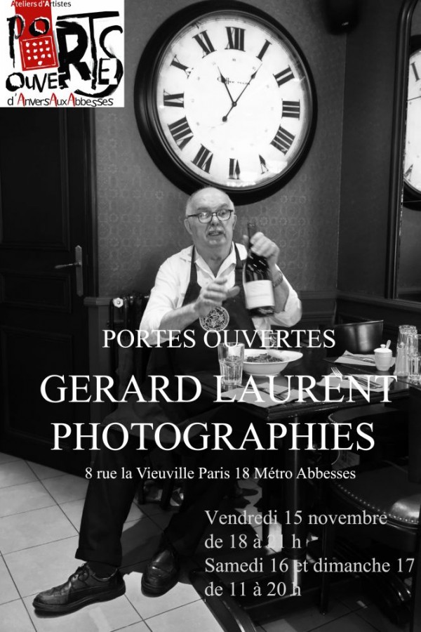 Gérard LAURENT Photographies portes ouvertes - 17 au 18 nov 2013