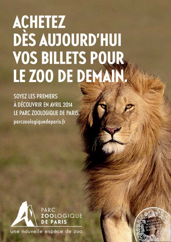 Réouverture du parc zoologique de Paris à partir du 12 avril 2014