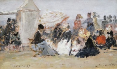 Crinolines à Trouville - 1889 - Eugène Boudin