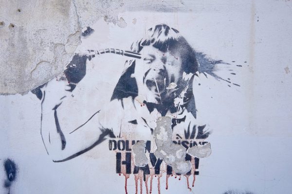 Chypre du nord - Nicosie - pochoir - street art
