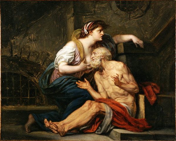 Caritas Romana - circa 1767 - Jean-Baptiste Greuze