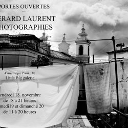 Gérard LAURENT : Portes Ouvertes Little Big galerie du vendredi 18 au dimanche 20 novembre 2016