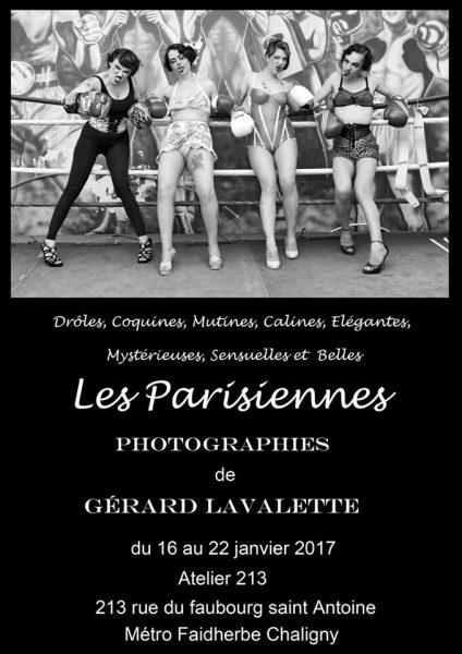 Les parisiennes de gérard Lavalette du 16 au 22 janvier 2017