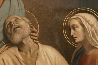 Jean-Baptiste-Auguste Lenoir - La Mort de saint Joseph - 1870 (détail)