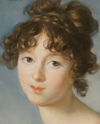Elisabeth Vigée Le Brun - Portrait de la princesses Radziwill - 1801 (détail)