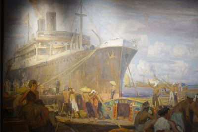 Le port de Saïgon - vers 1930 - Charles Fouqueray