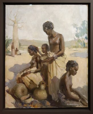 Femmes malgaches à leur toilette - années 1930 - Gaston Parison