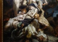 Ciel et Enfer - 1850 [détail] - Octave Tassaert - élève de Ary Scheffer_2