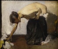 Modèle rassemblant ses habits - 1888 - George Hendrik Breitner