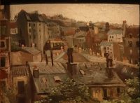 Vue depuis l'atelier de Vincent - 1886 - Vincent Van Gogh