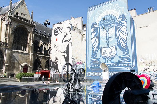 Shepard Fairey : knowledge + action = pouvoir