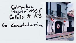 Colombie - Bogotá 1996 - La Candelaria - Calle 10 # K3 - Pochoirs - Les Carnets de Nemo