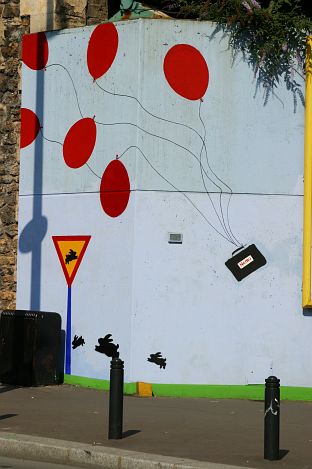 Nemo - Pont de Soissons - l'envol de la valise