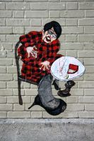 David Gouny croque Sylvia von Haden d'après Otto Dix