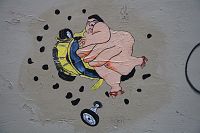 David Gouny : Grosse dame en scooter
