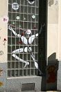 Jérôme Mesnager, fresque de la rue des deux boules