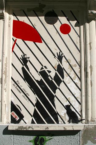 Nemo, fresque de la rue des deux boules