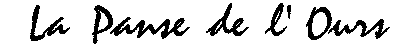 La Panse de l'Ours
