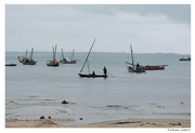 Zanzibar - port de pêche sur la plage