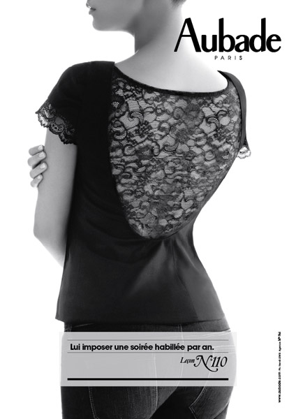 Aubade - Leçon de séduction 110 - Lui imposer une soirée habillée par an