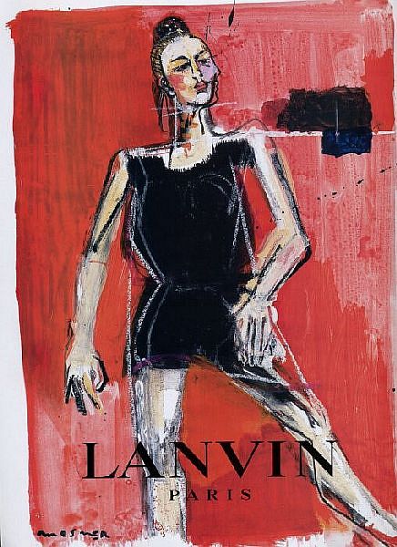 Lanvin et le peintre Ricardo Mosner