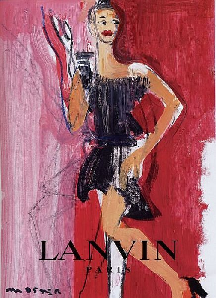 Lanvin et le peintre Ricardo Mosner