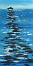 Jérôme Mesnager - Reflets - acrylique sur toile - 80 x 40