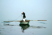 lac nasser - pêcheurs de perches